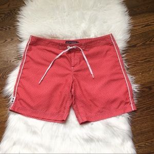 EUC Island Company polka dot beach shorts S